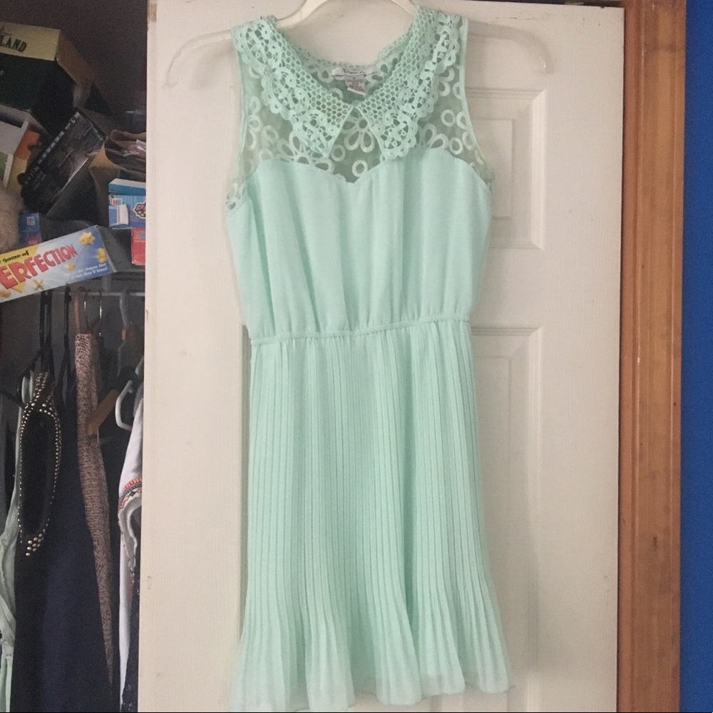Mint Green Dress